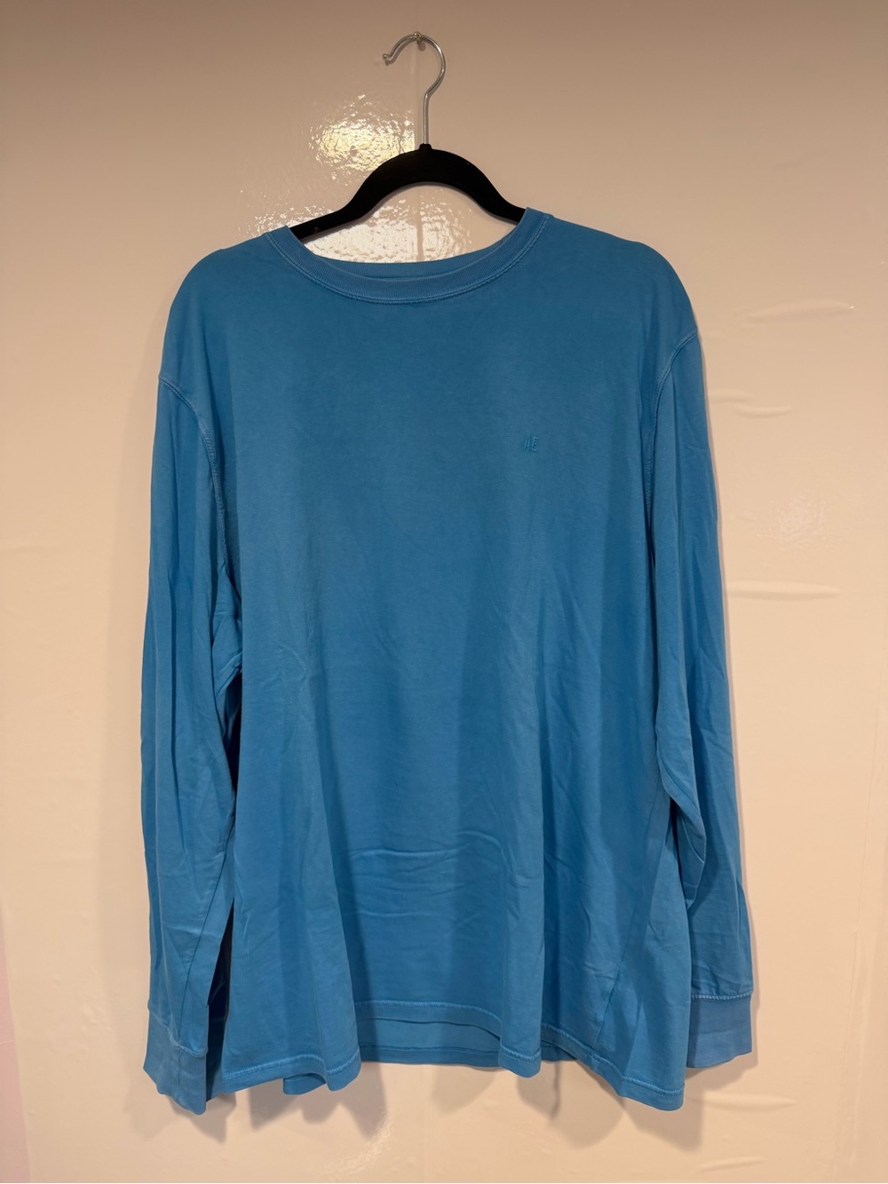 Blue Long Sleeve American Eagle Cotton Tee